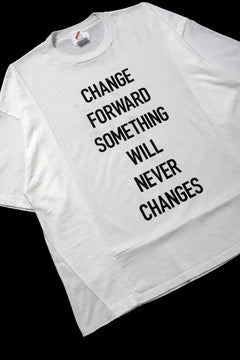 Load image into Gallery viewer, CHANGES exclusive VINTAGE REMAKE SHORT SLEEVE TEE (WHITE #E)
