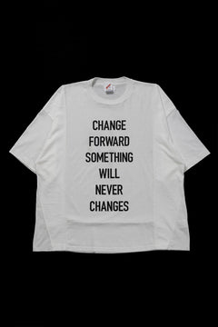 Load image into Gallery viewer, CHANGES exclusive VINTAGE REMAKE SHORT SLEEVE TEE (WHITE #E)