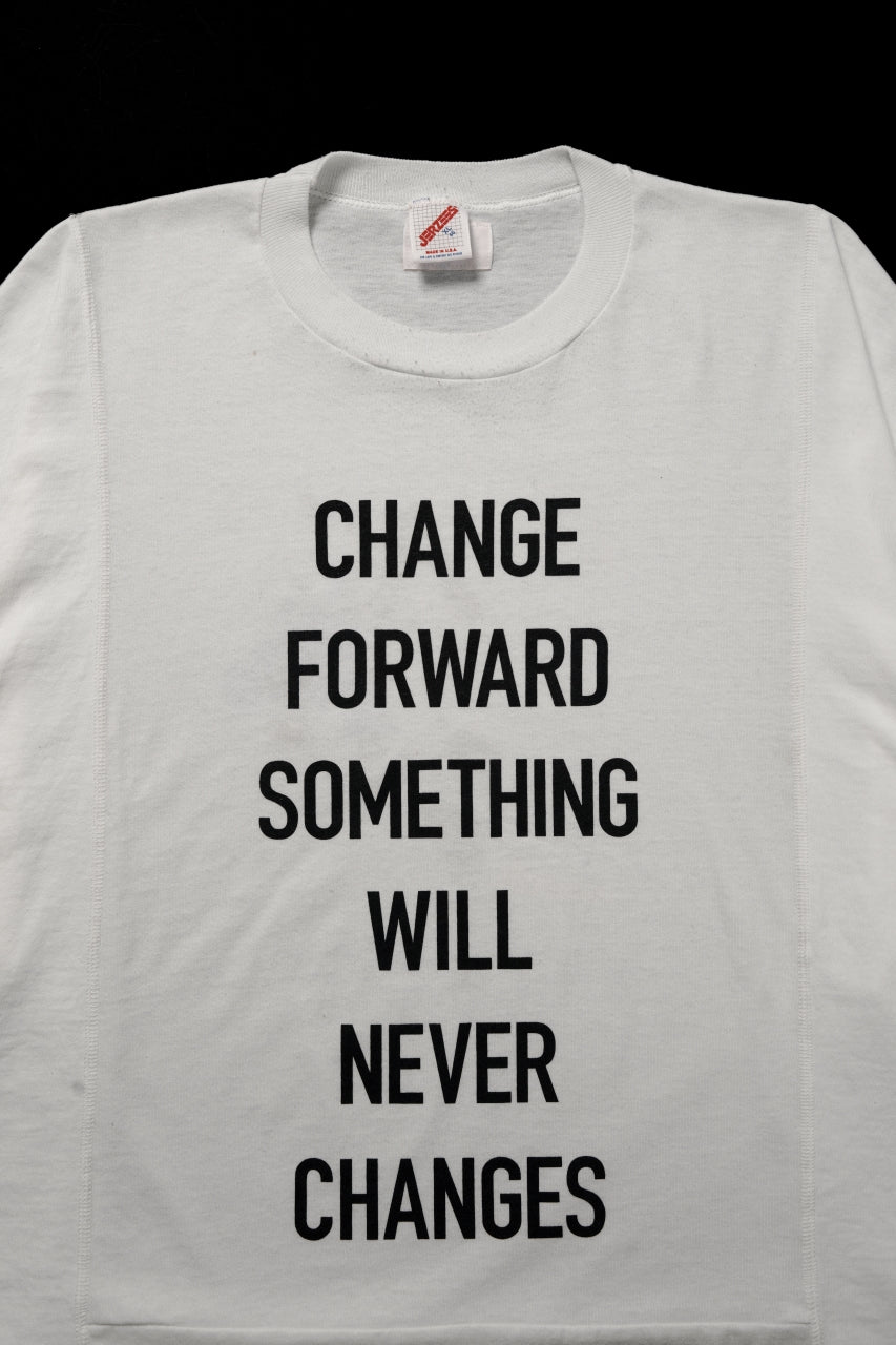 Load image into Gallery viewer, CHANGES exclusive VINTAGE REMAKE SHORT SLEEVE TEE (WHITE #E)
