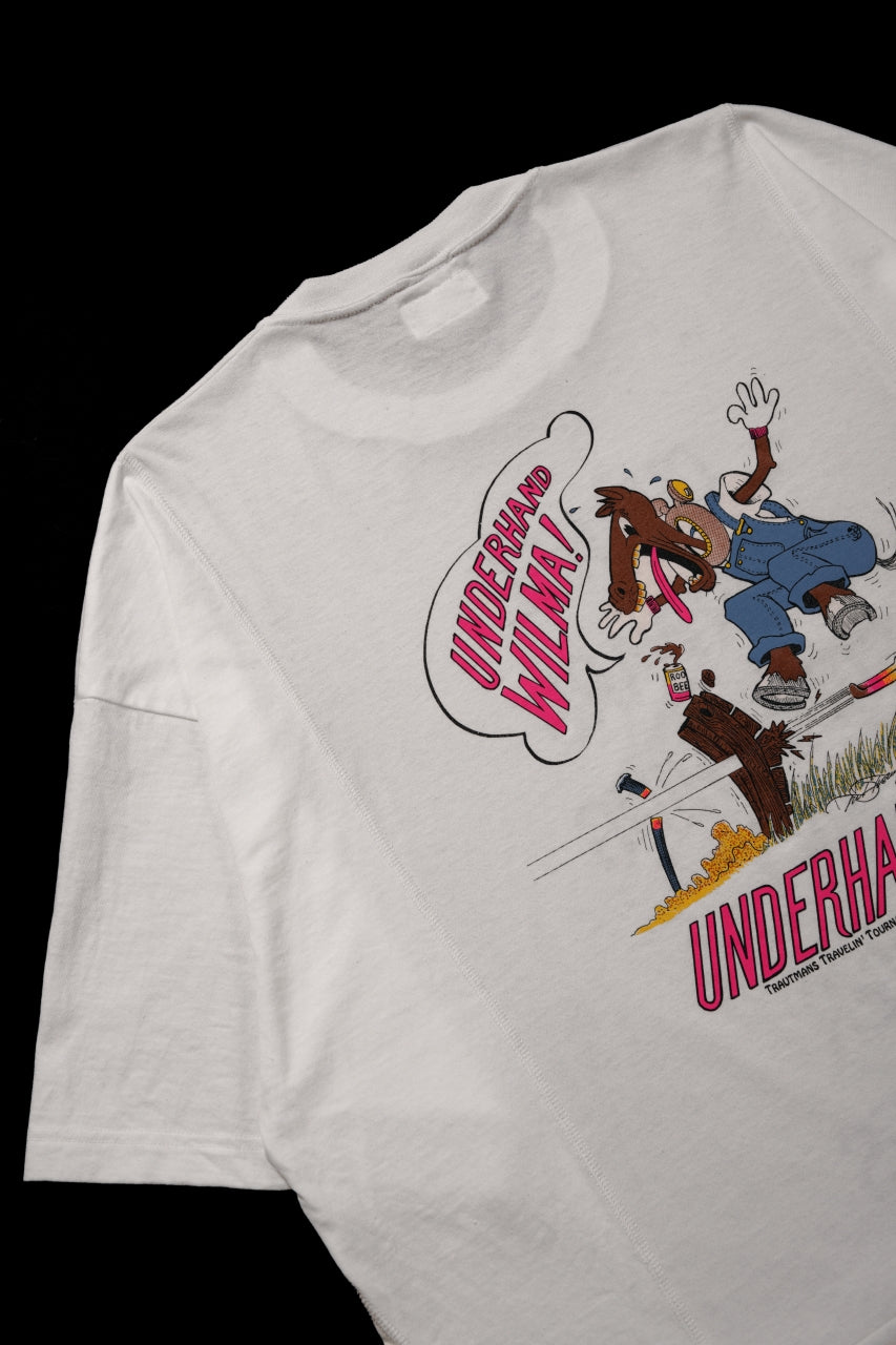 ハンドメイドv CHANGES exclusive VINTAGE REMAKE SHORT SLEEVE TEE (WHITE #B