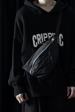 Load image into Gallery viewer, werkschwarz FANNY WAIST BAG / ROUGH WASHED NYLON (BLACK)