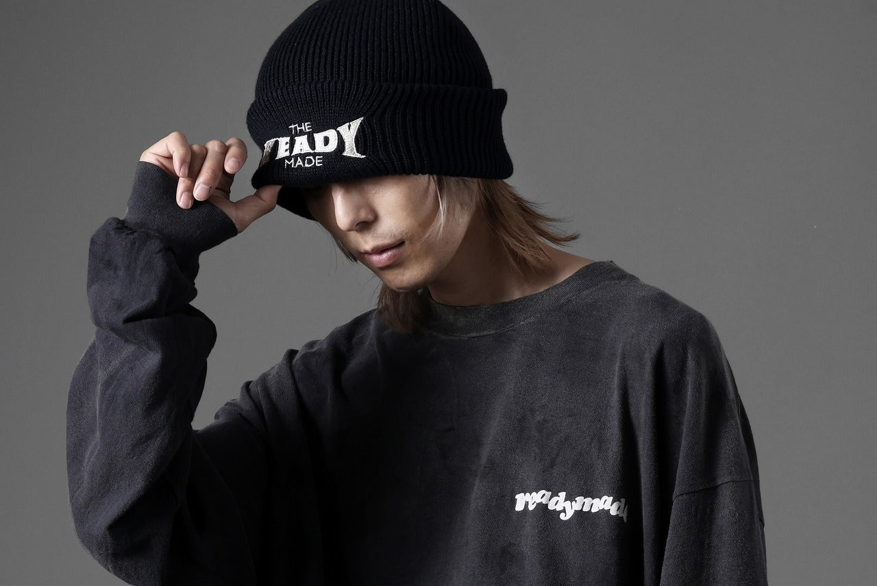 READYMADE RECYCLE WOOL KNIT CAP (BLACK)