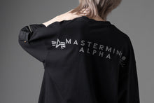 Load image into Gallery viewer, MASTERMIND WORLD x ALPHA INDUSTRIES CIGER POCKET TEE (BLACK)