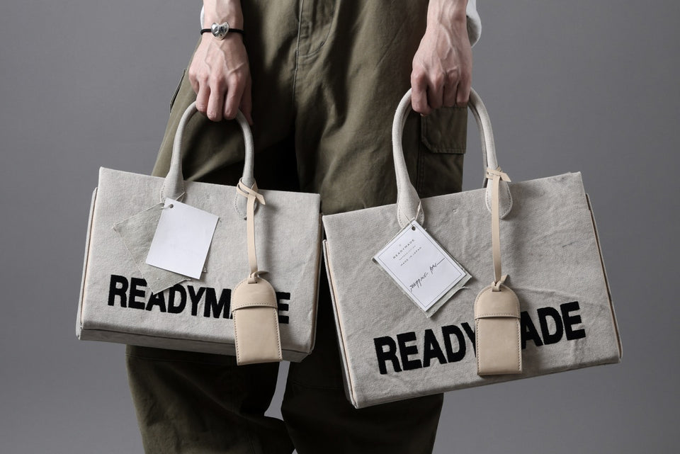 画像をギャラリービューアに読み込む, READYMADE SHOPPING BAG 35 LOGO (WHITE)