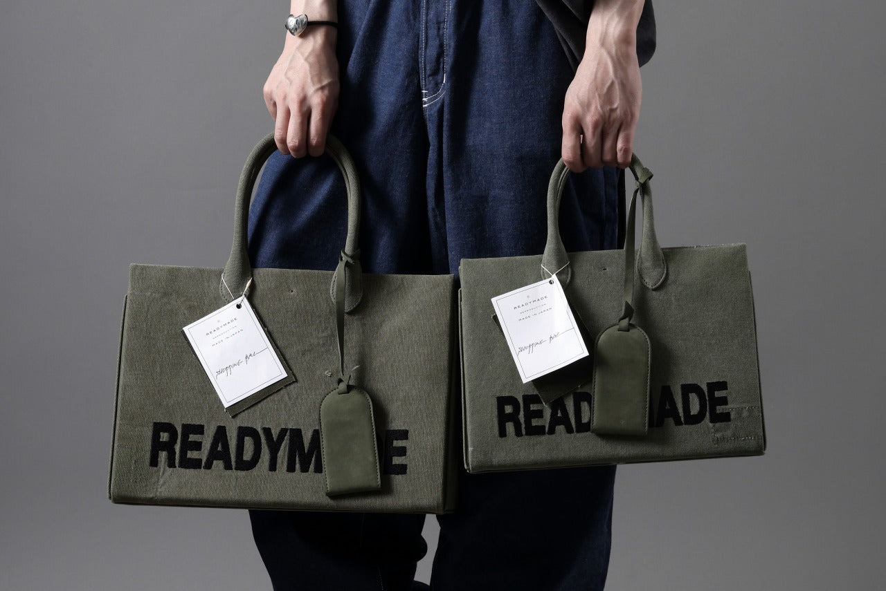 READYMADE SHOPPING BAG 30 LOGO (KHAKI)