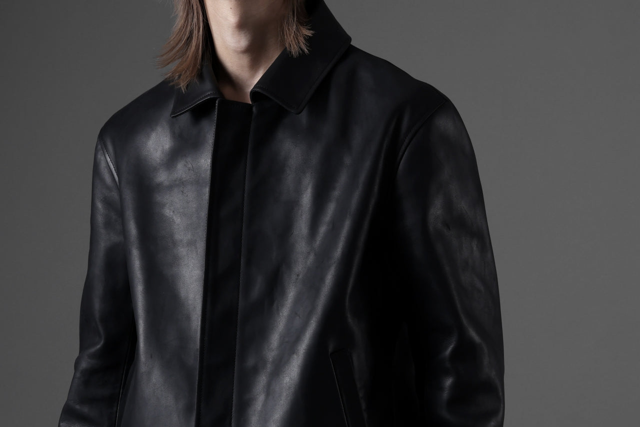 ierib exclusive Lukas Jacket / Horse Nubuck Leather (BLACK)