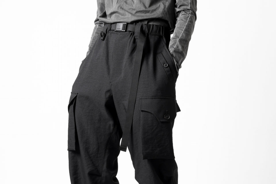 画像をギャラリービューアに読み込む, Y-3 Yohji Yamamoto CUFFS PANTS (BLACK)