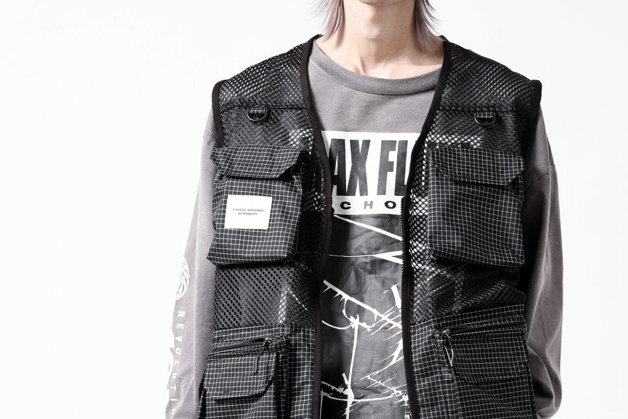 FINDERS KEEPERS AFTERMATH FK-UTILITY VEST / Dyneema (BLACK)