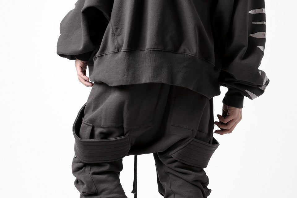 画像をギャラリービューアに読み込む, A.F ARTEFACT BELTED CARGO SARROUEL EASY PANTS (DARK GREY)