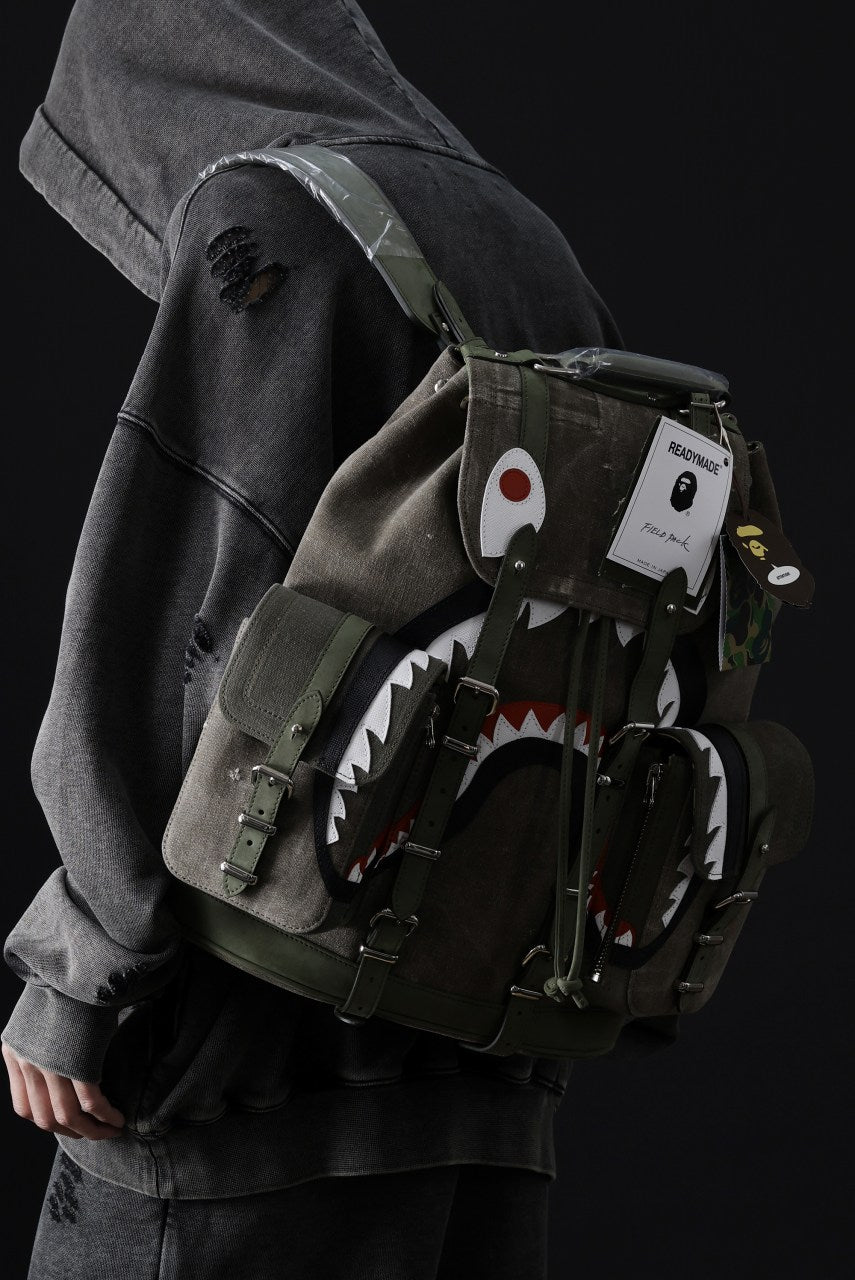 READYMADE x A BATHING APE® FIELD PACK (KHAKI) - レディメイドの公式 