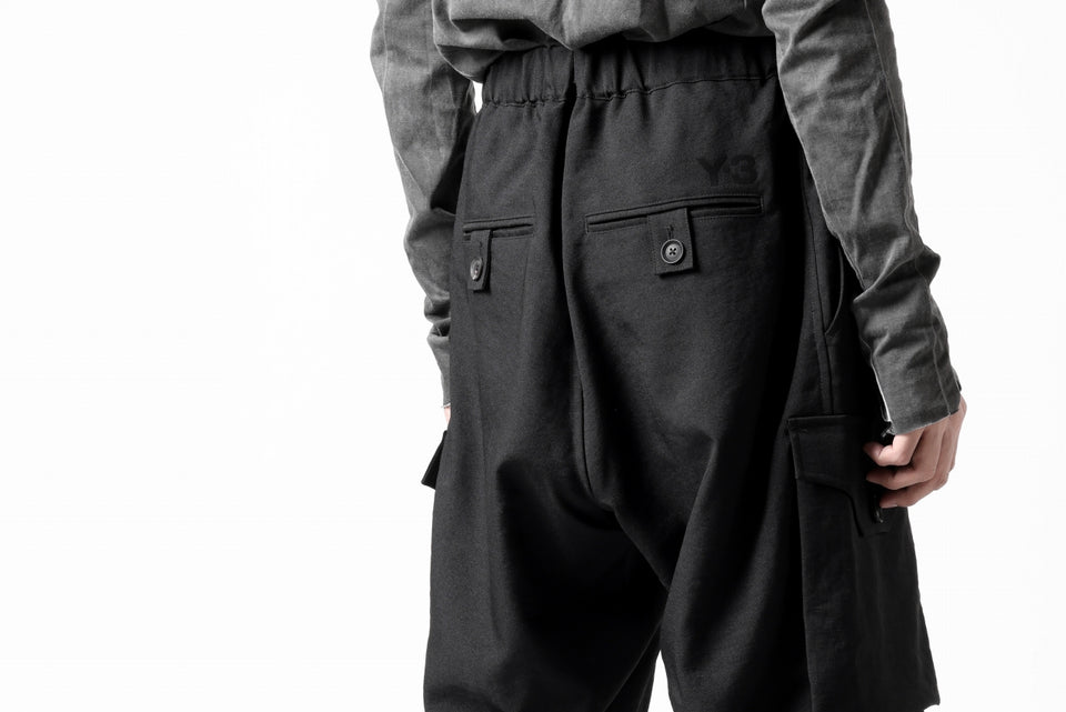 画像をギャラリービューアに読み込む, Y-3 Yohji Yamamoto CUFFS PANTS (BLACK)