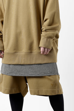 Load image into Gallery viewer, Y-3 Yohji Yamamoto CREW NECK SWEAT TOP / FRENCH TERRY (MESA)