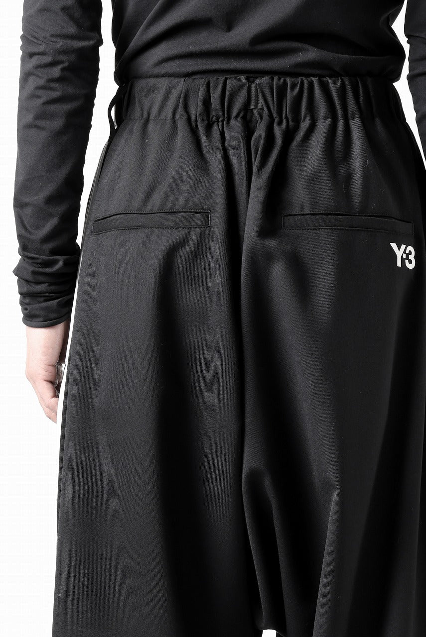 Y-3 Yohji Yamamoto REFIND WOOL PANTS (BLACK)