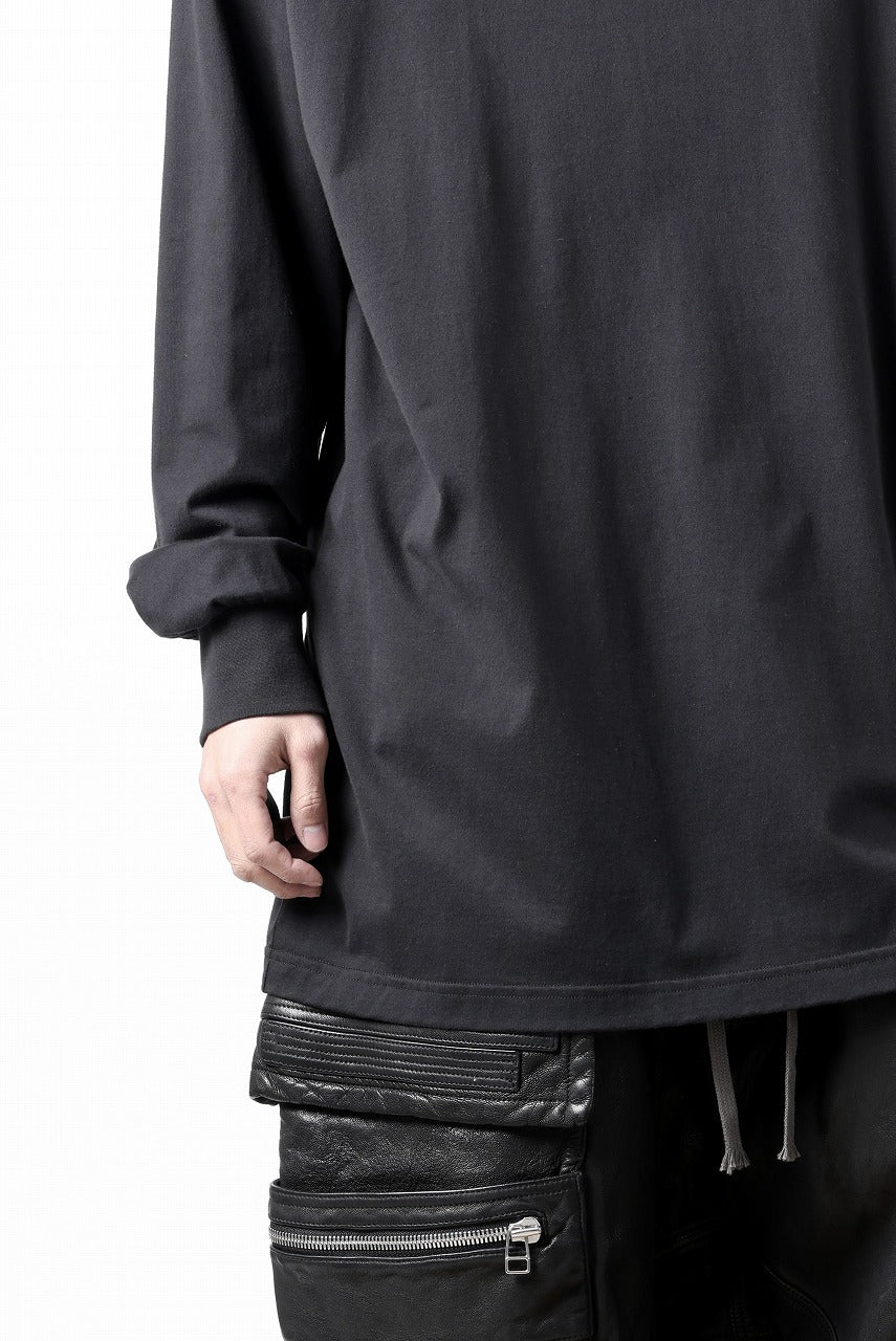 Y-3 Yohji Yamamoto MOCK NECK L/S TEE / BETTER SCJ (BLACK)