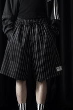 画像をギャラリービューアに読み込む, Y-3 Yohji Yamamoto ELITE 5 MESH PINSTRIPE SHORTS (BLACK)