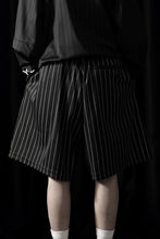画像をギャラリービューアに読み込む, Y-3 Yohji Yamamoto ELITE 5 MESH PINSTRIPE SHORTS (BLACK)
