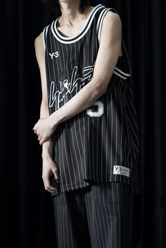 画像をギャラリービューアに読み込む, Y-3 Yohji Yamamoto ELITE 5 BASKETBALL GAME JERSEY TOP (BLACK)