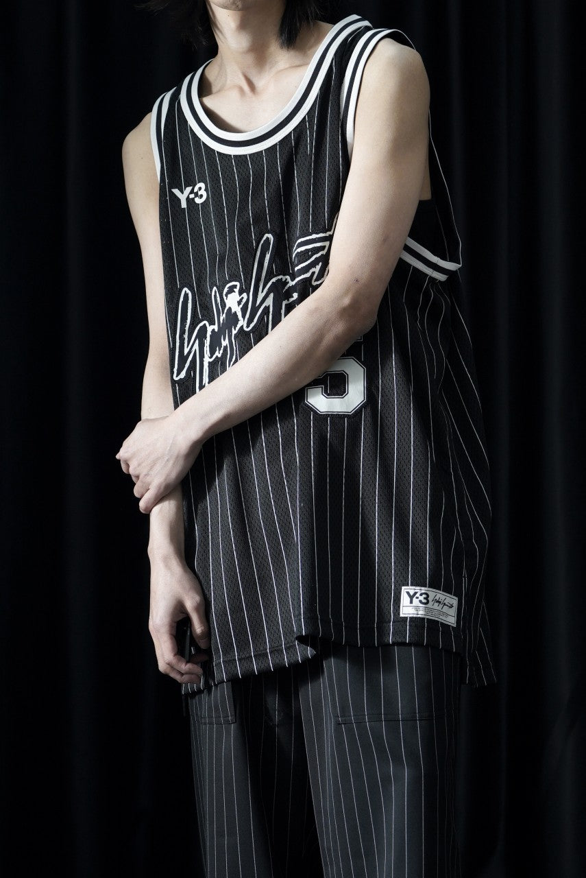 画像をギャラリービューアに読み込む, Y-3 Yohji Yamamoto ELITE 5 BASKETBALL GAME JERSEY TOP (BLACK)