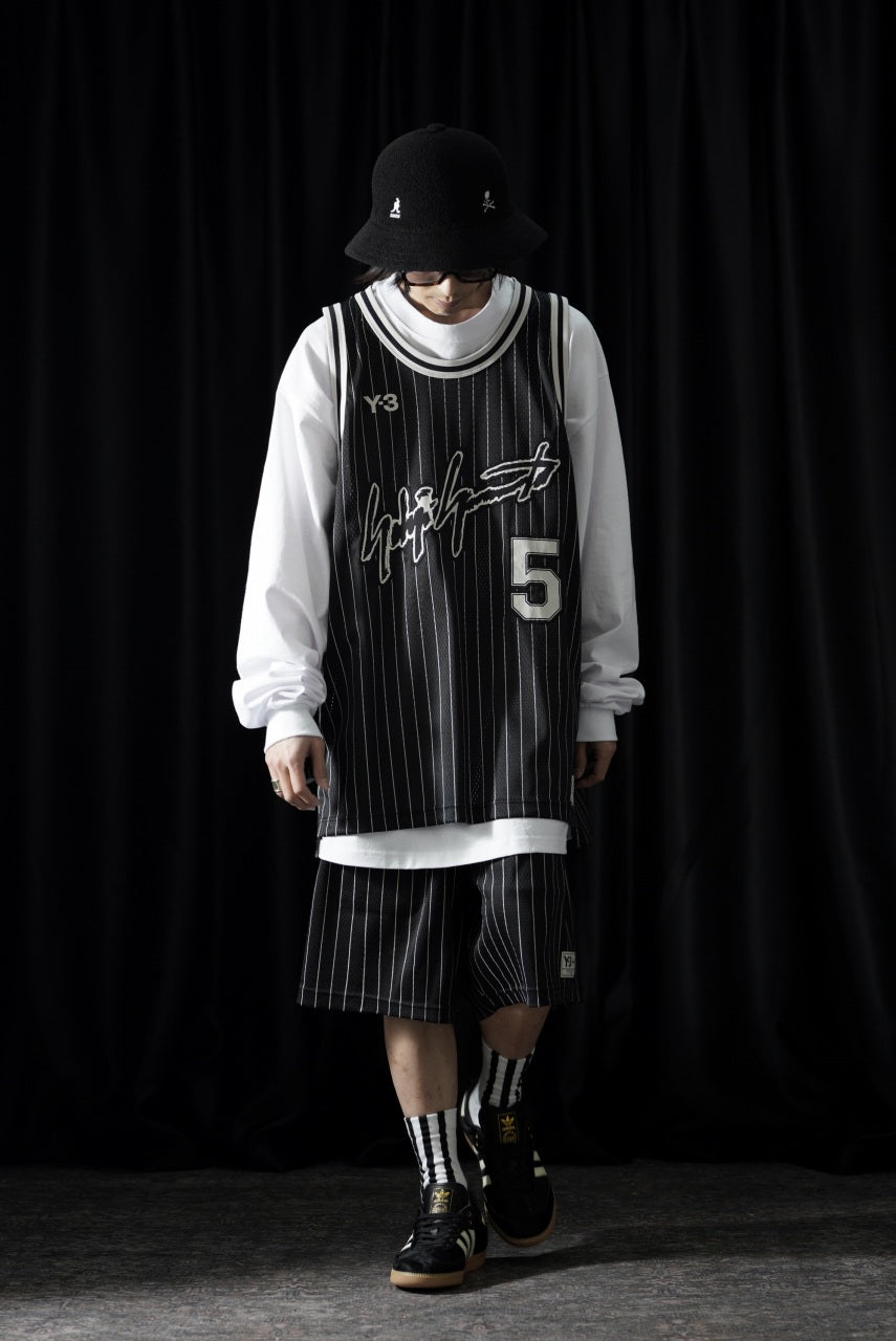 画像をギャラリービューアに読み込む, Y-3 Yohji Yamamoto ELITE 5 BASKETBALL GAME JERSEY TOP (BLACK)