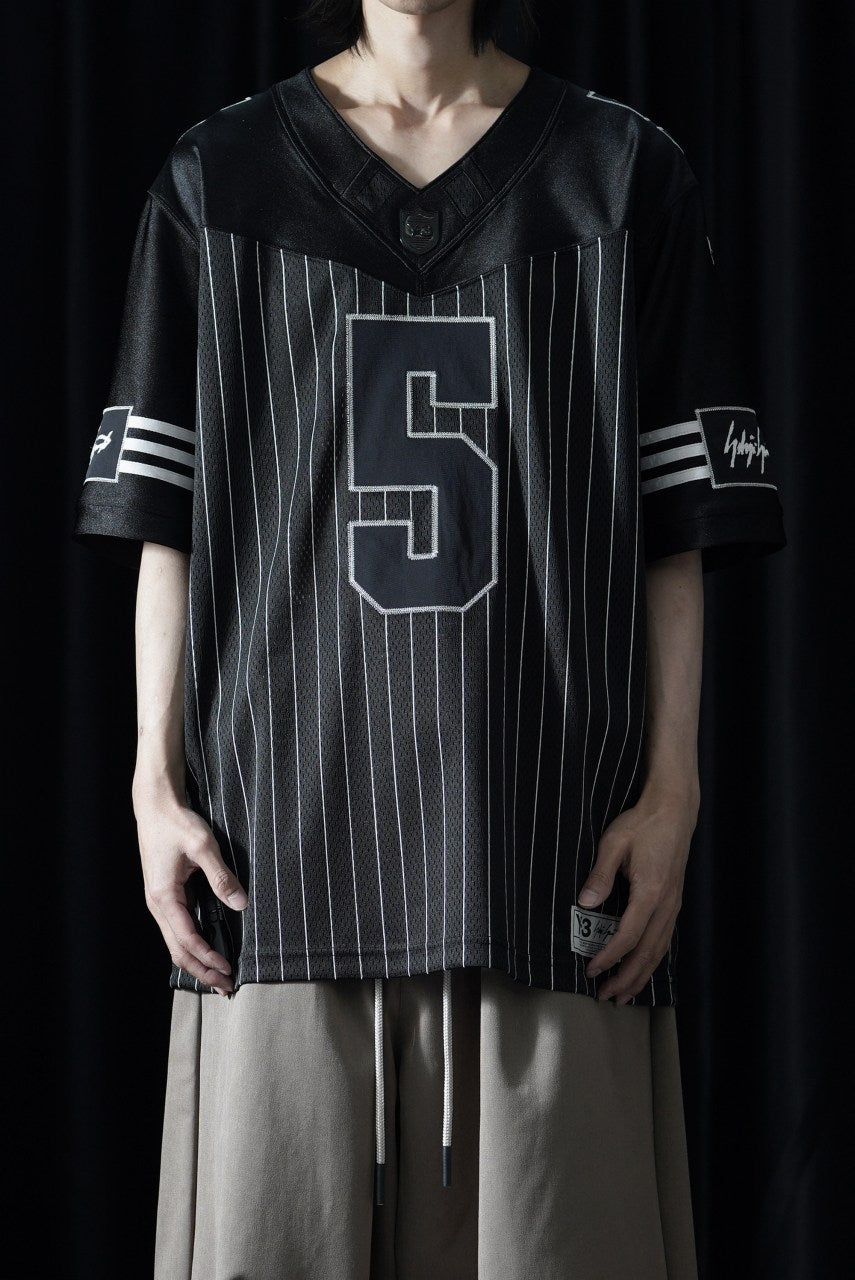 Load image into Gallery viewer, Y-3 Yohji Yamamoto ELITE 5 AMERICAN FOOTBALL JERSEY TOP (BLACK)