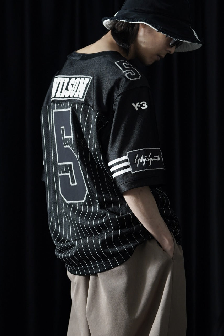 Y-3 Yohji Yamamoto ELITE 5 AMERICAN FOOTBALL JERSEY TOP (BLACK)の
