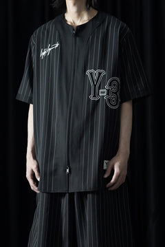 Load image into Gallery viewer, Y-3 Yohji Yamamoto ELITE 5 ZIP BASEBALL SHIRT (BLACK)