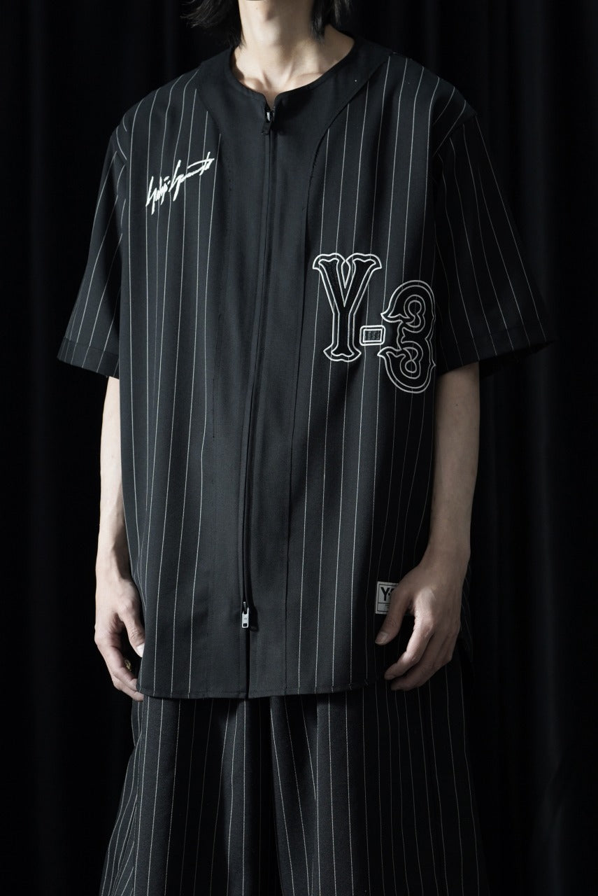 Load image into Gallery viewer, Y-3 Yohji Yamamoto ELITE 5 ZIP BASEBALL SHIRT (BLACK)