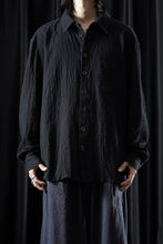 画像をギャラリービューアに読み込む, YUTA MATSUOKA classic shirt / shirring lawn (black)