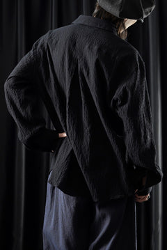 画像をギャラリービューアに読み込む, YUTA MATSUOKA classic shirt / shirring lawn (black)