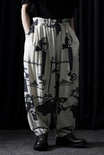 画像をギャラリービューアに読み込む, YUTA MATSUOKA circle pants / antique wagon print (ecru/print)
