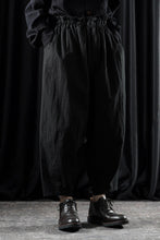 画像をギャラリービューアに読み込む, YUTA MATSUOKA circle pants / sheeting dyed plain weaven (black)