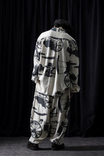 画像をギャラリービューアに読み込む, YUTA MATSUOKA circle pants / antique wagon print (ecru/print)