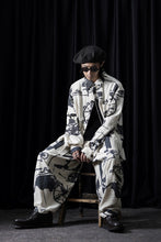画像をギャラリービューアに読み込む, YUTA MATSUOKA circle pants / antique wagon print (ecru/print)