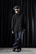 画像をギャラリービューアに読み込む, YUTA MATSUOKA classic shirt / shirring lawn (black)