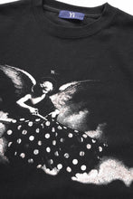 画像をギャラリービューアに読み込む, Y&#39;s.... ANGEL PRINT T SHIRT B (BLACK)