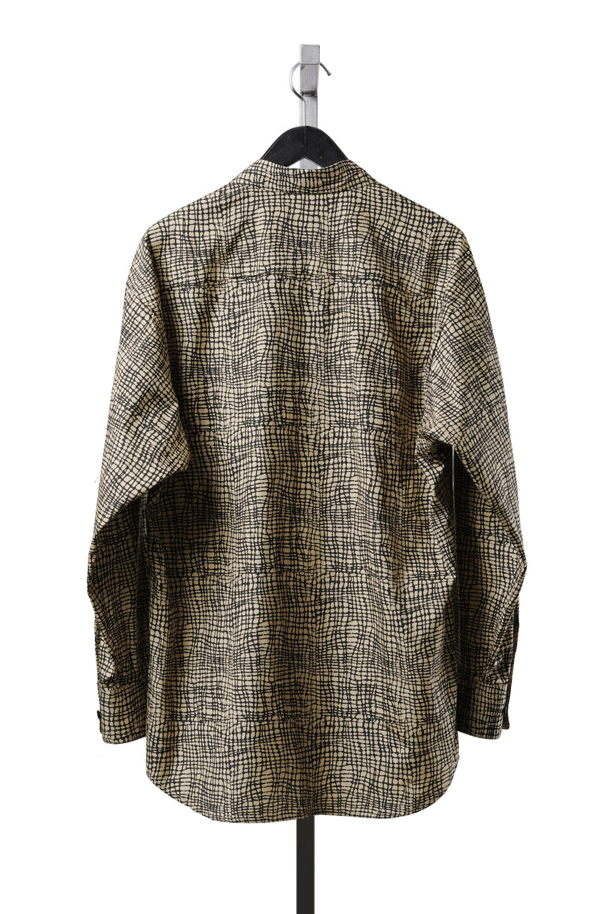 画像をギャラリービューアに読み込む, Y's for men × MASSES NATIVE BLOUSE SHIRT (BEIGE)
