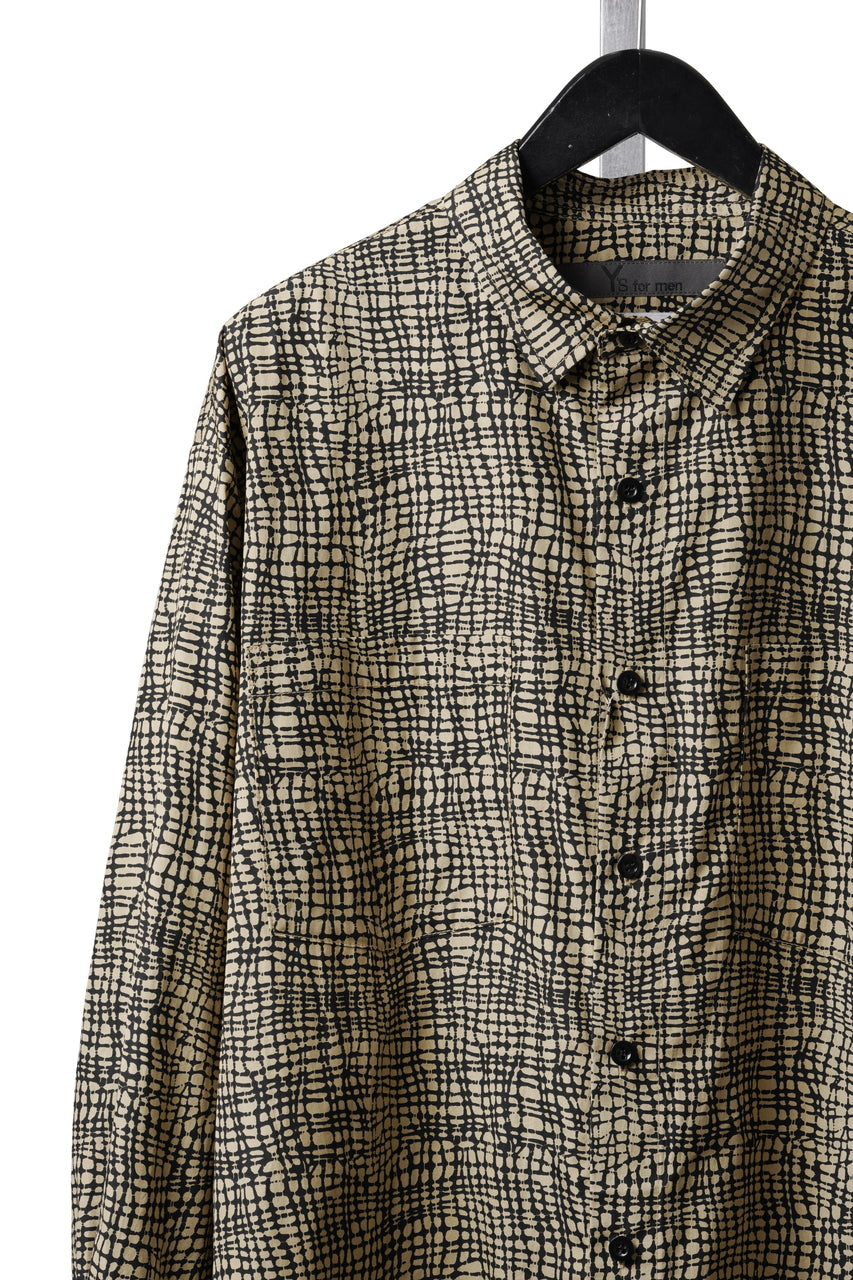 画像をギャラリービューアに読み込む, Y's for men × MASSES NATIVE BLOUSE SHIRT (BEIGE)