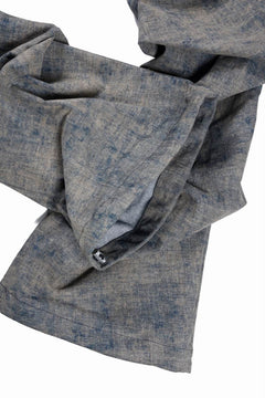 Load image into Gallery viewer, A.F ARTEFACT TUCKED DRAPE PANTS / BLENDED SHADES DENIM (STEEL BLUE)
