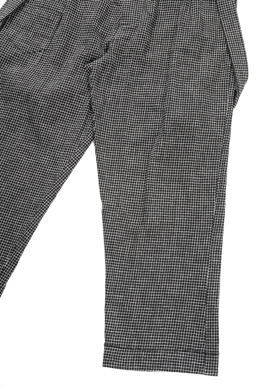 Load image into Gallery viewer, A TENTATIVE ATELIER exclusive George II PAINTER'S CROSS BAND PANTS (BLACK)