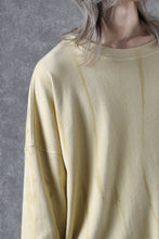 Load image into Gallery viewer, atelier amber SHIWA DYE LONG T-SHIRTS (yellow)
