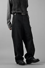 Load image into Gallery viewer, Professor.E DISTRESSED WORK PANTS (BLACK)