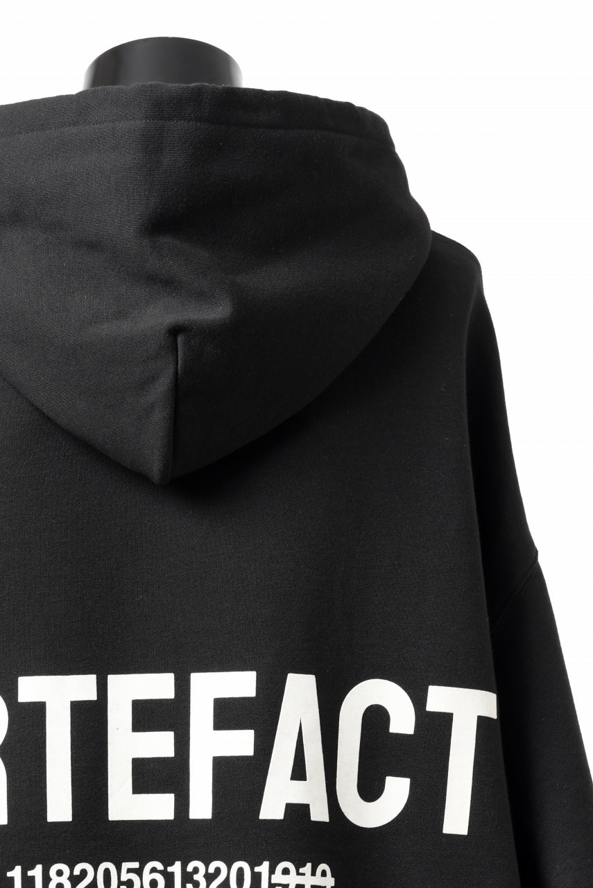 A.F ARTEFACT BACK LOGO SWEAT HOODIE (BLACK)