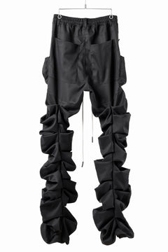 画像をギャラリービューアに読み込む, A.F ARTEFACT MONSTER TUCK VOLUME BAGGY PANTS / LUXE-TWILL (BLACK)