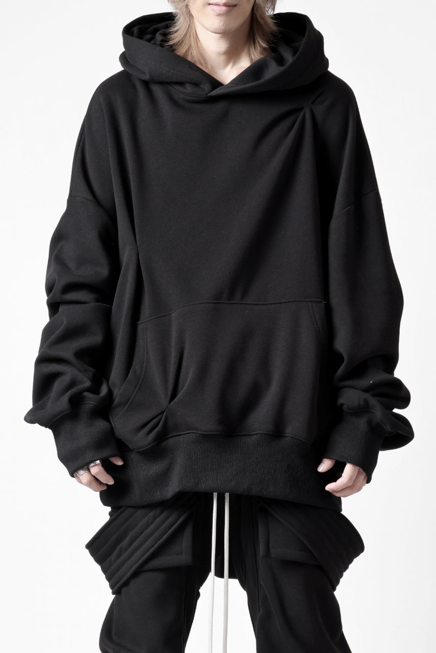 A.F ARTEFACT BOMBER HEAT TUCK HOODIE (BLACK)