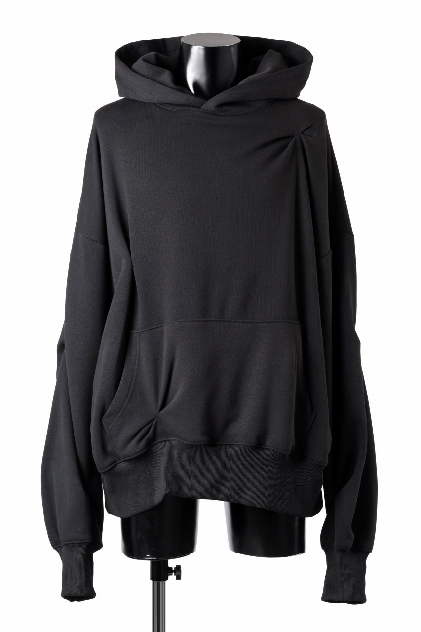 A.F ARTEFACT BOMBER HEAT TUCK HOODIE (BLACK)