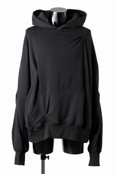 画像をギャラリービューアに読み込む, A.F ARTEFACT BOMBER HEAT TUCK HOODIE (BLACK)