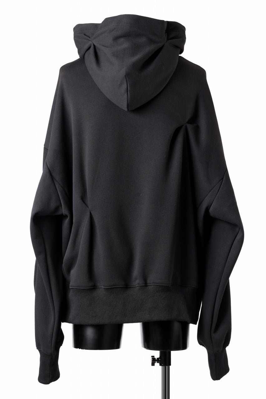 A.F ARTEFACT BOMBER HEAT TUCK HOODIE (BLACK)