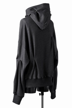 画像をギャラリービューアに読み込む, A.F ARTEFACT BOMBER HEAT TUCK HOODIE (MIX BLACK)