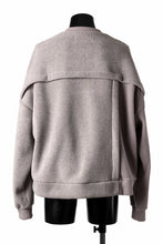 画像をギャラリービューアに読み込む, A.F ARTEFACT KNIT CORDUROY COMBI FLEECE TOP (L.BEIGE)