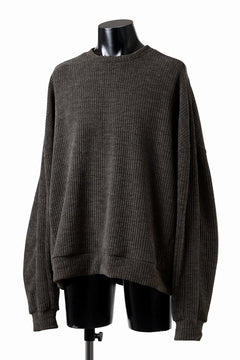 画像をギャラリービューアに読み込む, A.F ARTEFACT MODUROY KNIT TOPS (ALL KHAKI)